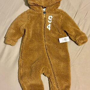 Teddy Bear Fleece Kids One Piece
